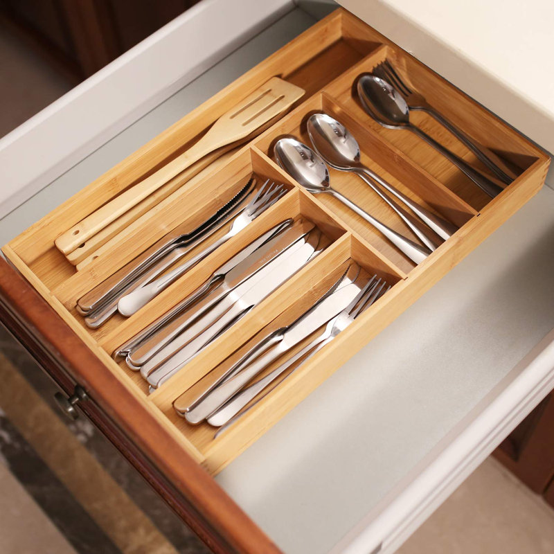 Prep & Savour Organisateur de tiroir pour ustensiles de cuisine